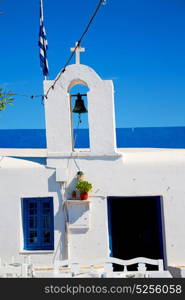 in europe greece a cross bell the cloudy sky