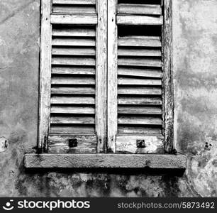 in europe italy milan old architecture and venetian blind wall