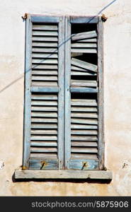 in europe italy milan old architecture and venetian blind wall