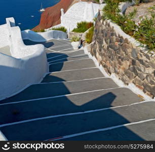 in europe vacation cyclades santorini old town white and the sky