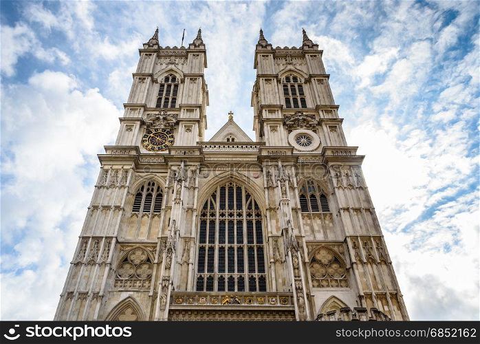 In front of Westminster Abbey, London, United Kingdom