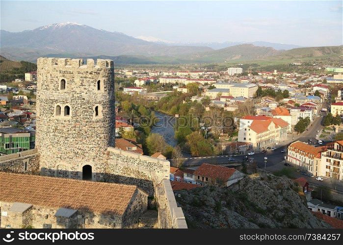 in georgia akhaltsikhe castle the antique heritage of caucasian historical land
