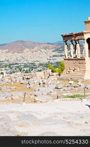 in greece the old architecture and historical place parthenon athens