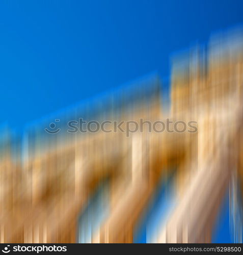 in greece the old architecture and historical place parthenon athens