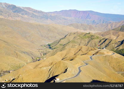 in ground africa morocco the bush dry atlas mountain