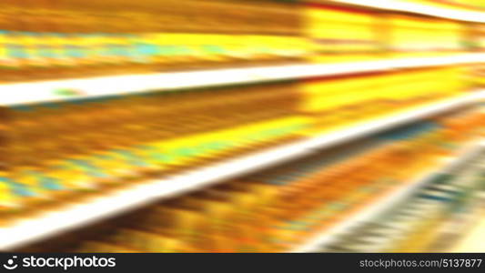 in iran abstract supermarket blur like lifestale concept and consumer products