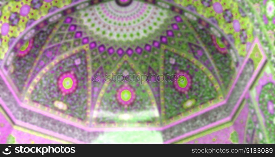 in iran abstract texture of the religion architecture mosque roof persian history