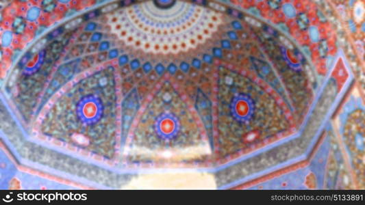 in iran abstract texture of the religion architecture mosque roof persian history