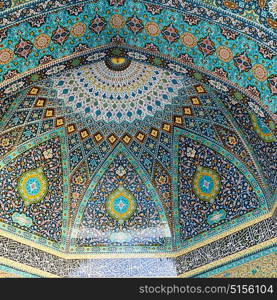 in iran abstract texture of the religion architecture mosque roof persian history