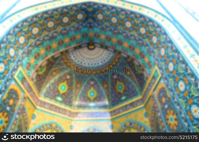 in iran abstract texture of the religion architecture mosque roof persian history
