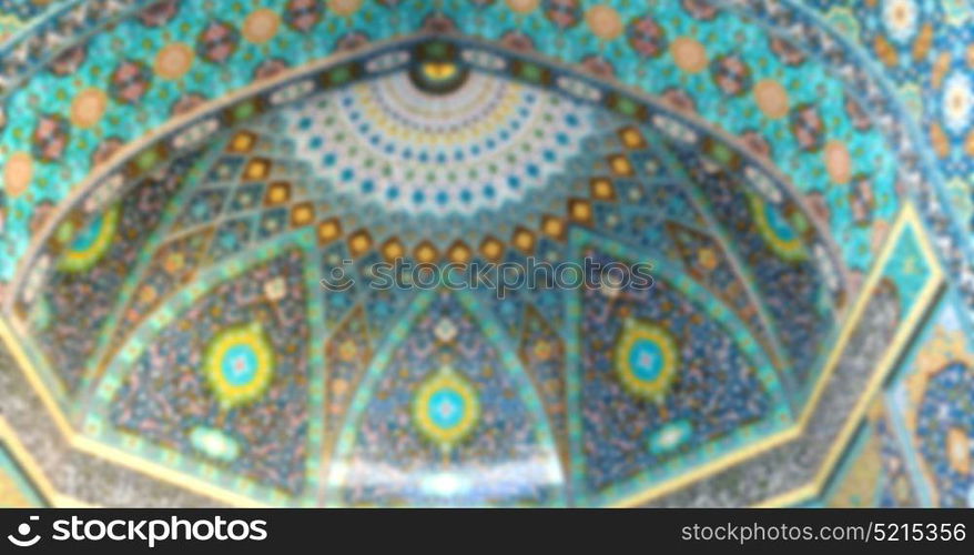 in iran abstract texture of the religion architecture mosque roof persian history