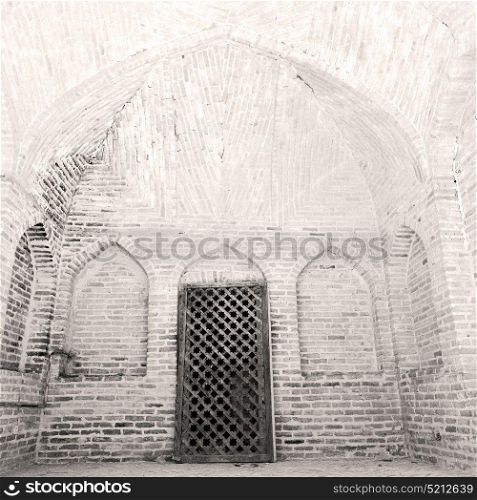 in iran antique palace and caravanserai old contruction for travel people