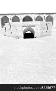 in iran antique palace and caravanserai old contruction for travel people