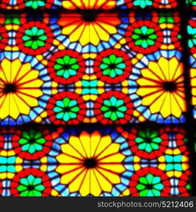 in iran blur colors from the windows the olf mosque traditional scenic light