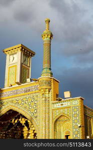 in iran blur islamic mausoleum old architecture mosque mosaic