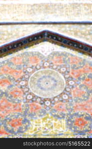 in iran blur islamic mausoleum old architecture mosque mosaic