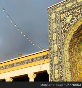 in iran blur islamic mausoleum old architecture mosque mosaic