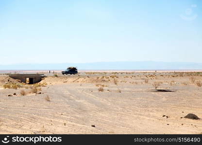 in iran blur mountain and landscape from the window of a car