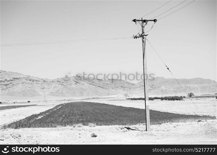 in iran blur mountain and landscape from the window of a car