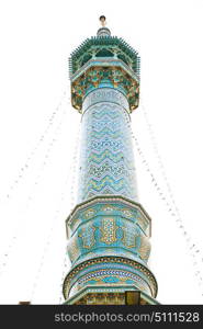 in iran islamic mausoleum old architecture mosque minaret near the sky