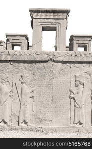 in iran persepolis the old ruins historical destination monuments and ruin