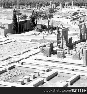 in iran persepolis the old ruins historical destination monuments and ruin