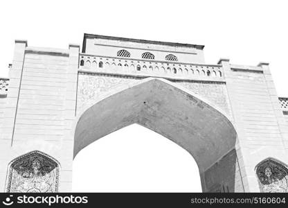 in iran shiraz the old gate arch historic entrance for the old city and nature flower