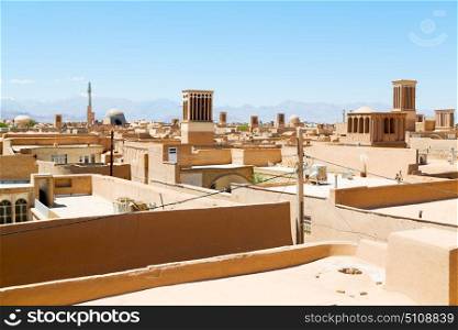 in iran the roof from yazd antique construction and history