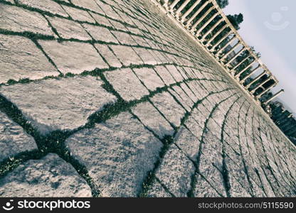 in jerash jordan the antique archeological site classical heritage for tourist