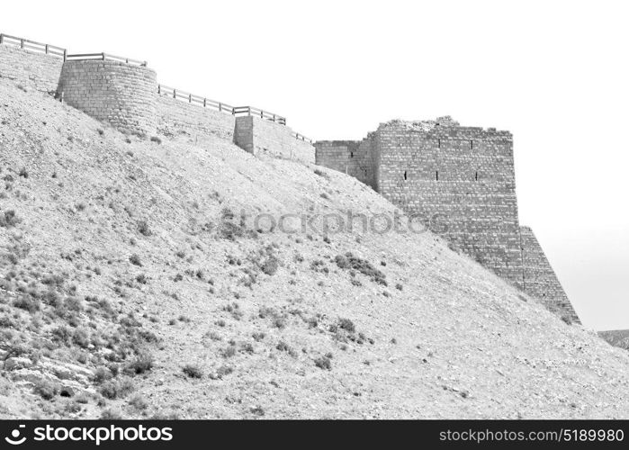 in jordan the old caste of ash shubak and his tower in the sky