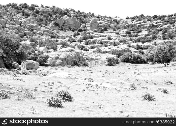 in jordan the scenic valley of dana natural reserve for walking