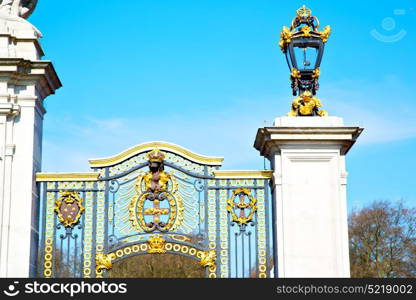 in london england the old metal gate royal palace