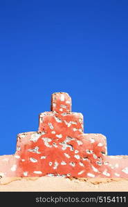 in morocco africa minaret and the blue sky