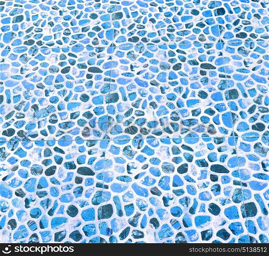 in oman abstract pavement in the old steet and colors
