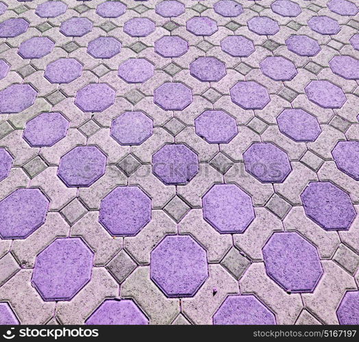 in oman abstract pavement in the old steet and colors