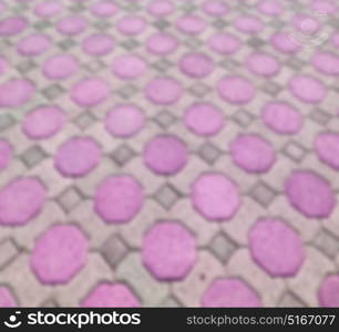 in oman abstract pavement in the old steet and colors blur