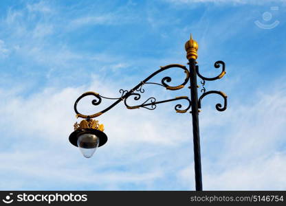 in oman the sky of lantern and abstract illumination