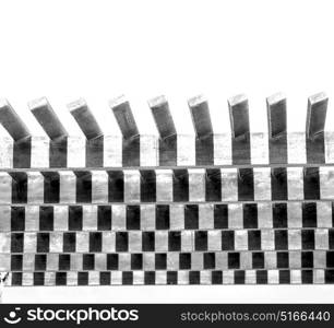 in oman the wooden abstract roof near sky background