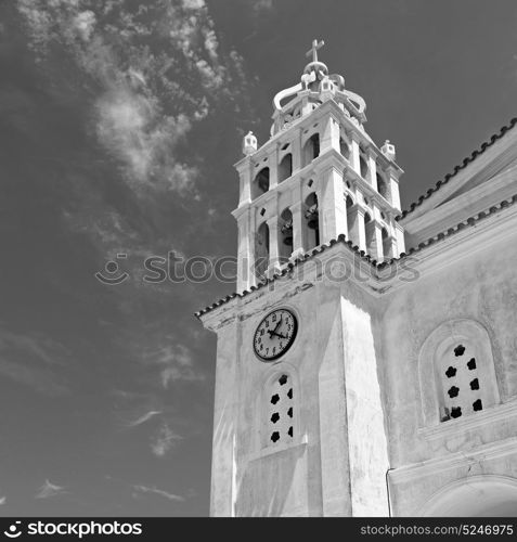 in paros cyclades greece old architecture and greek village the sky