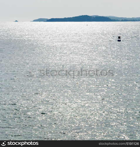 in philippines island the pacific ocean clouds and lights view from a boat