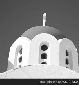 in santorini greece old construction and the sky