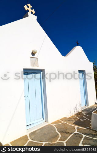 in santorini greece old construction and the sky