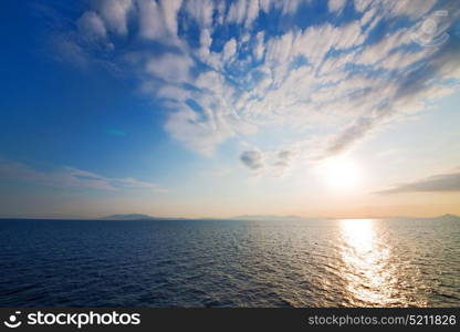 in santorini greece sunset and the sky mediterranean red sea