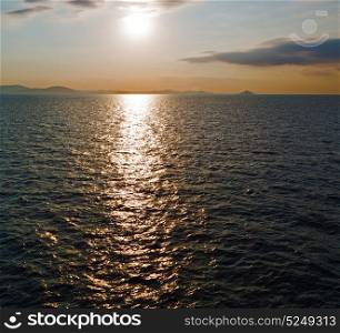 in santorini greece sunset and the sky mediterranean red sea