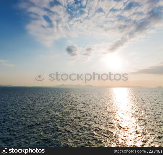 in santorini greece sunset and the sky mediterranean red sea