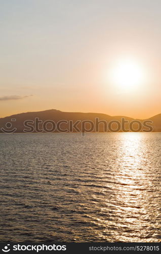 in santorini greece sunset and the sky mediterranean red sea