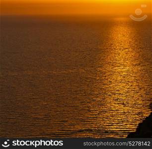 in santorini greece sunset and the sky mediterranean red sea