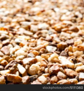 in south africa close up of the rocks stones near the beach and blur light