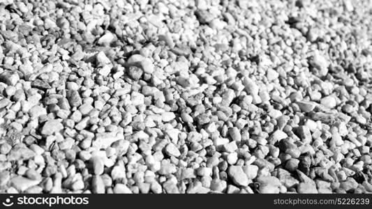 in south africa close up of the rocks stones near the beach and blur light