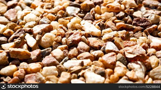 in south africa close up of the rocks stones near the beach and blur light